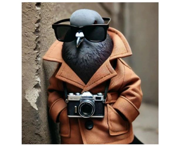 Шпионио Голубио. Источник: социальные сети, нейросетевое изображение