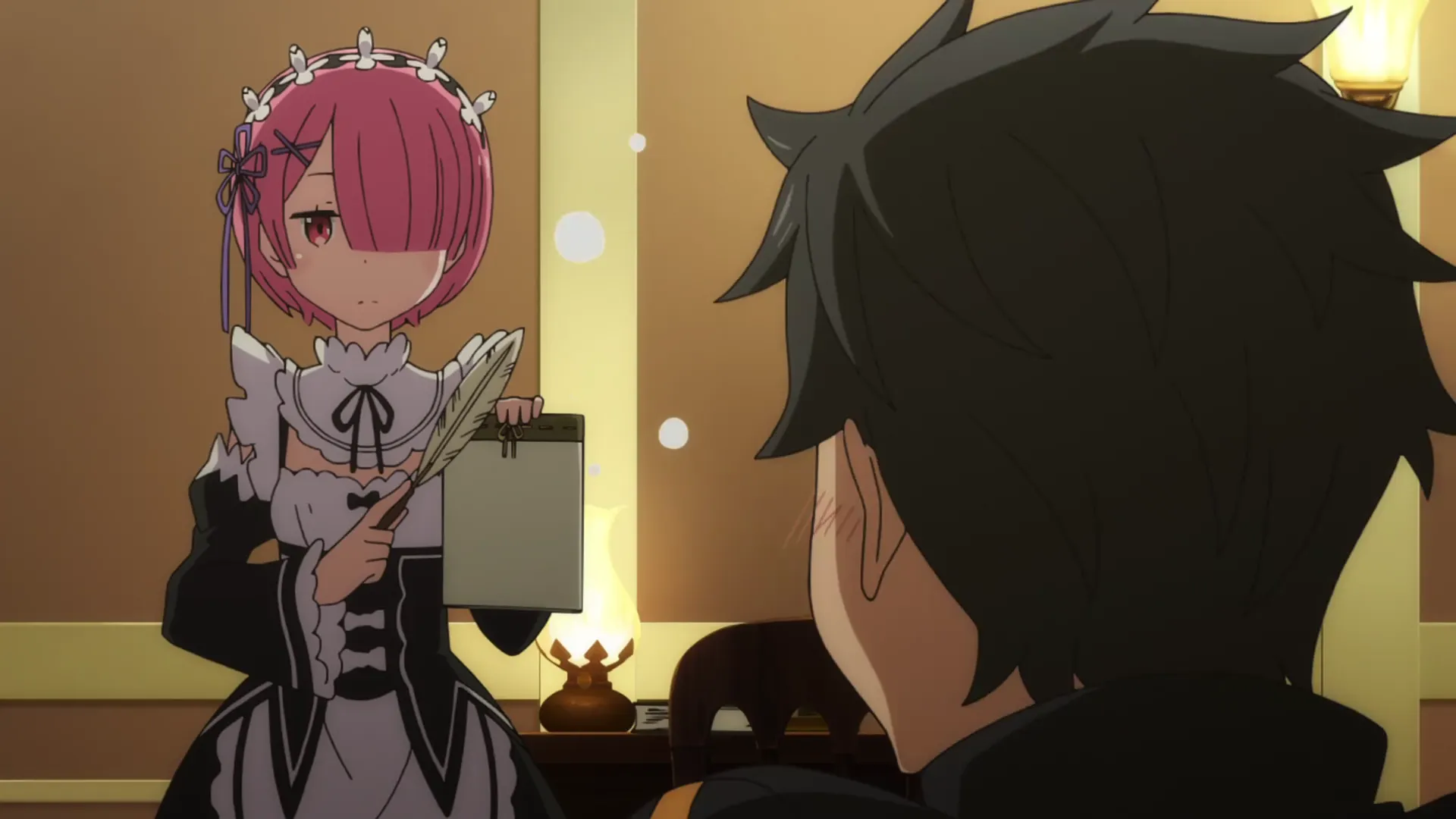 Кадр из аниме «Re:Zero — жизнь с нуля в альтернативном мире»