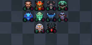 Одна из возможных расстановок с богами