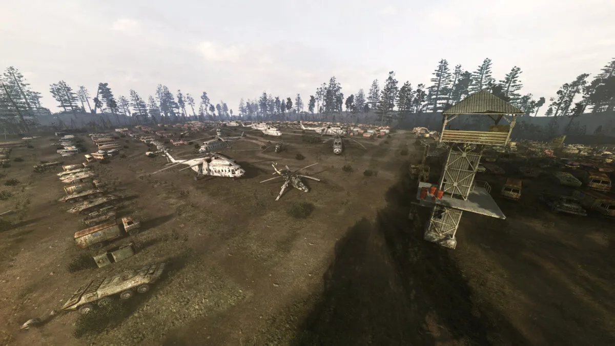 Кладбище техники в S.T.A.L.K.E.R.: Shadow of Chernobyl