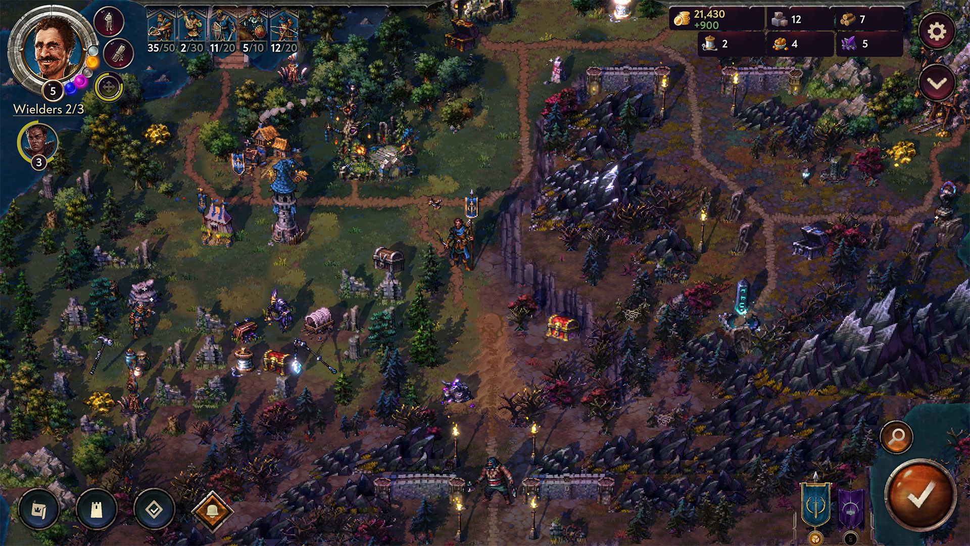 Скриншот из Songs of Conquest Mobile. Источник: Play Market 