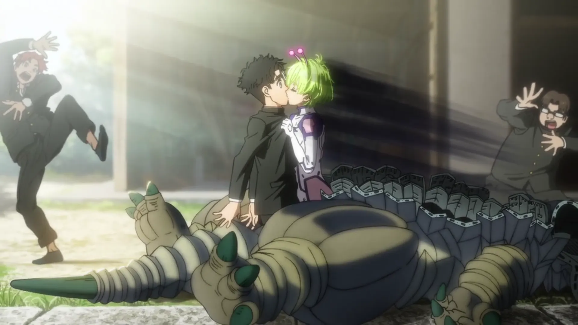 Кадр из аниме «Дандадан»