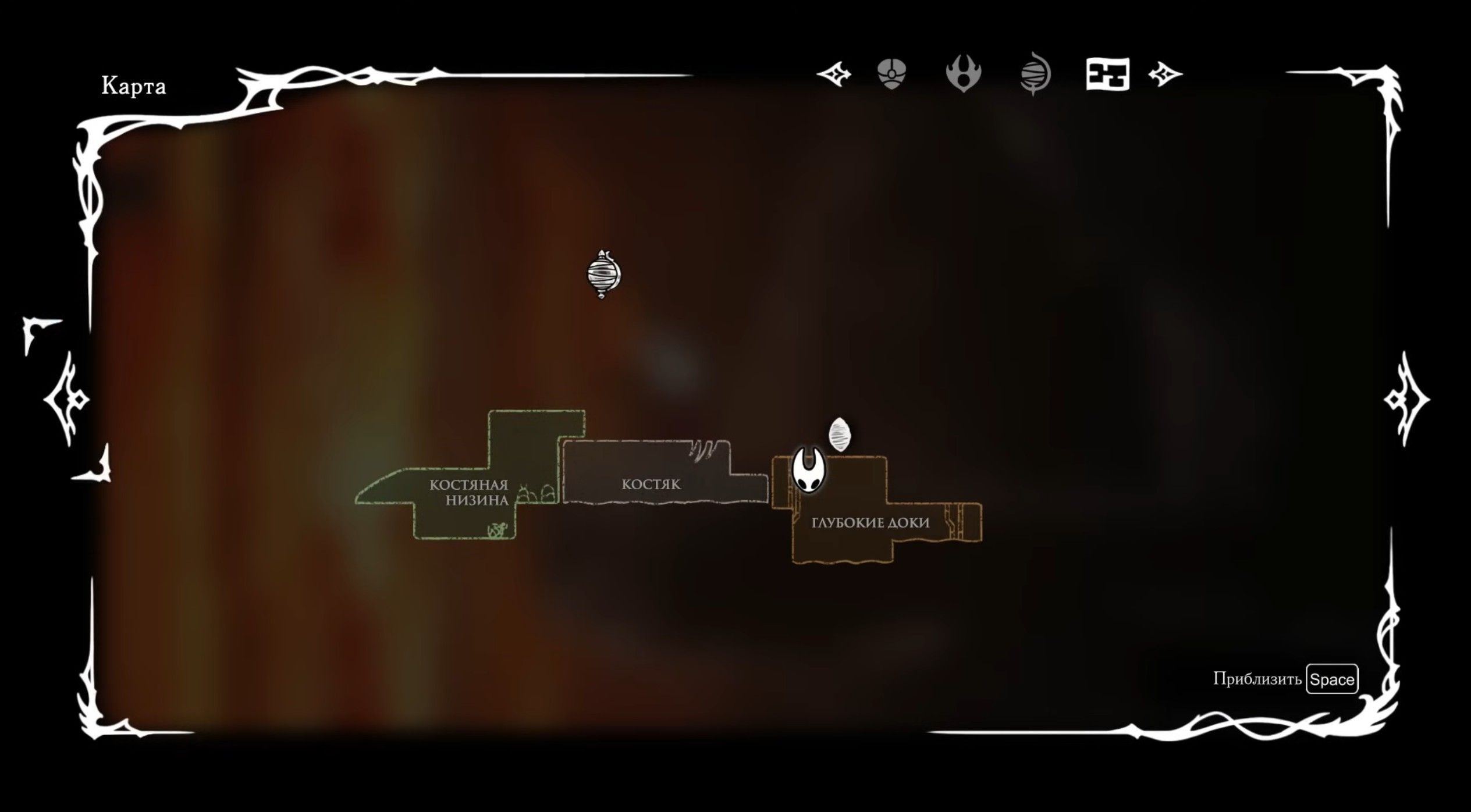 Скриншот из игры Hollow Knight: Silksong