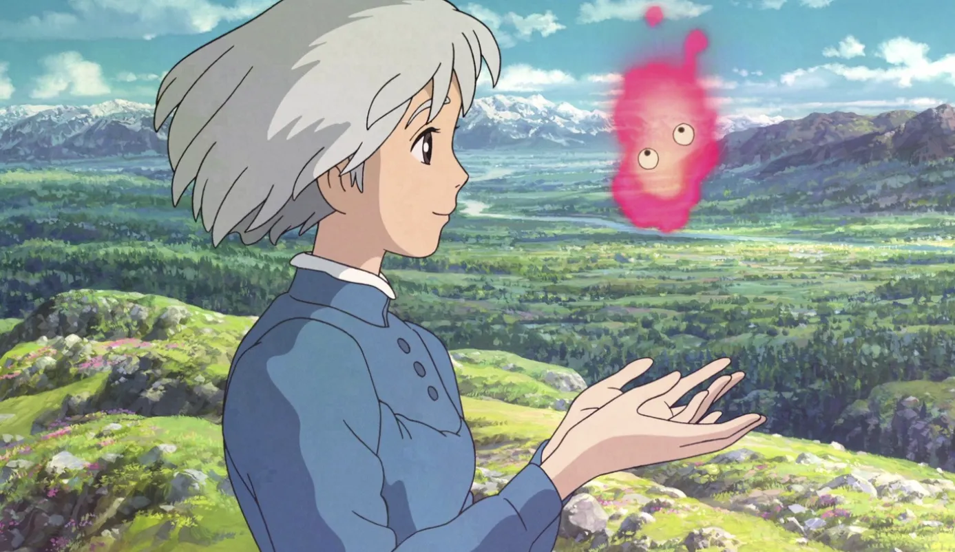 Кадр из аниме «Ходячий замок»