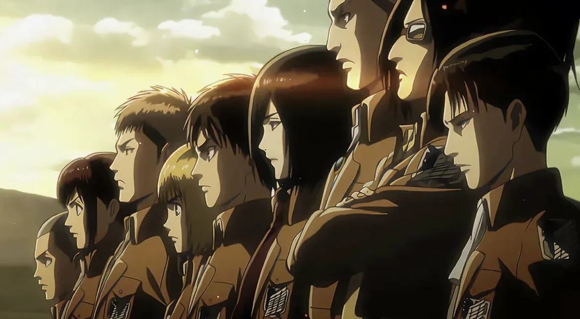 Кадр из аниме «Атака титанов»