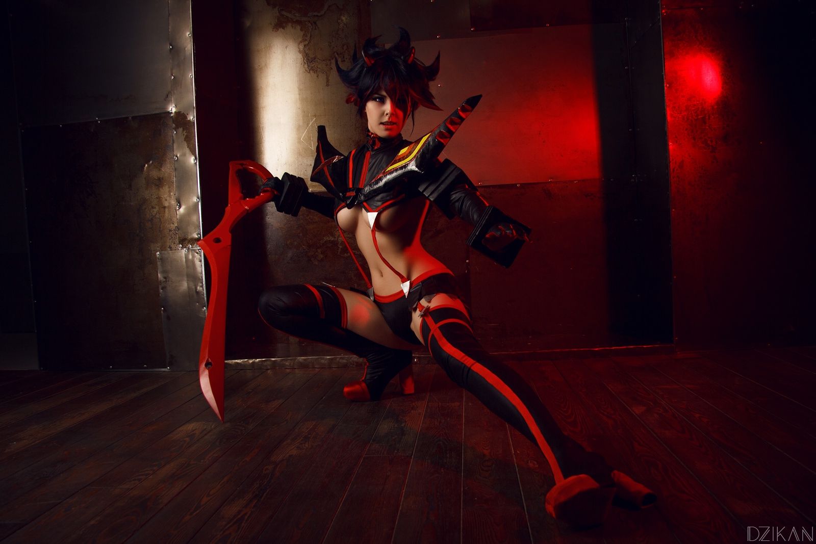 Косплей на Рюко Матой из аниме-сериала Kill la Kill. Косплеер: Helly Valentine. Источник: vk.com/hellyvalentine_cosplay