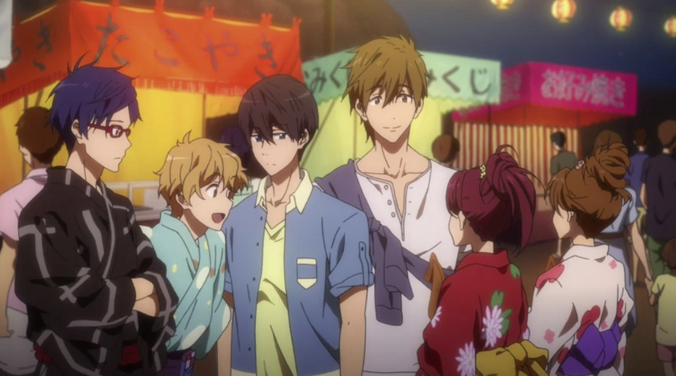 Кадр из аниме «Вольный стиль!»