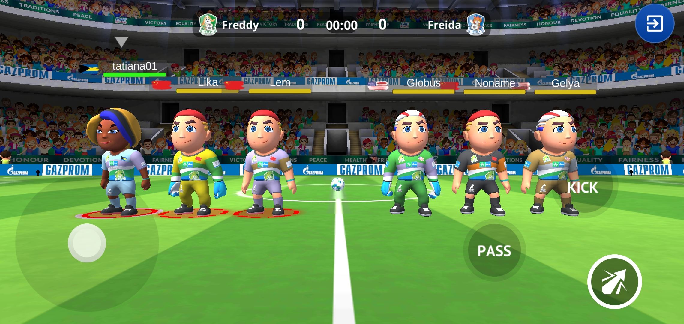 Скриншот из Football for Friendship World. Источник: footballforfriendship.com