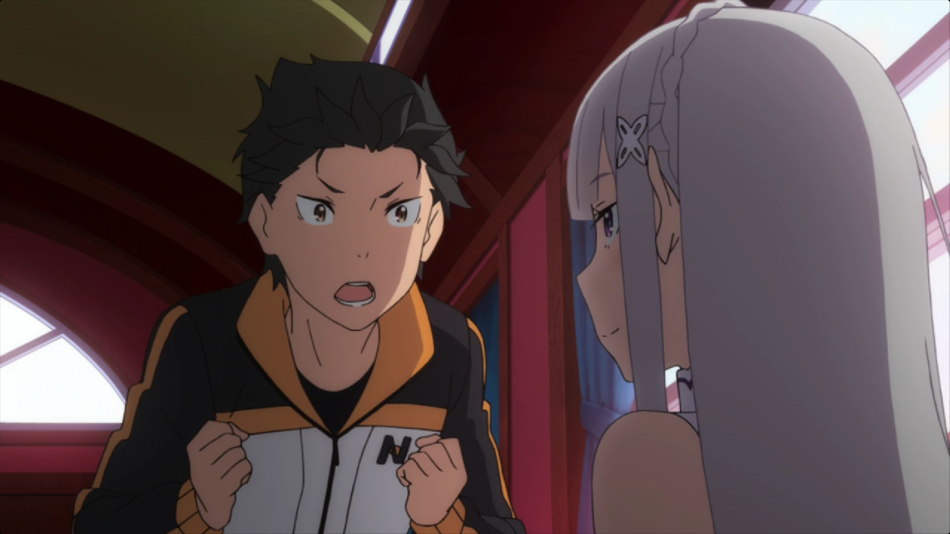 Кадр из аниме «Re:Zero. Жизнь с нуля в альтернативном мире»