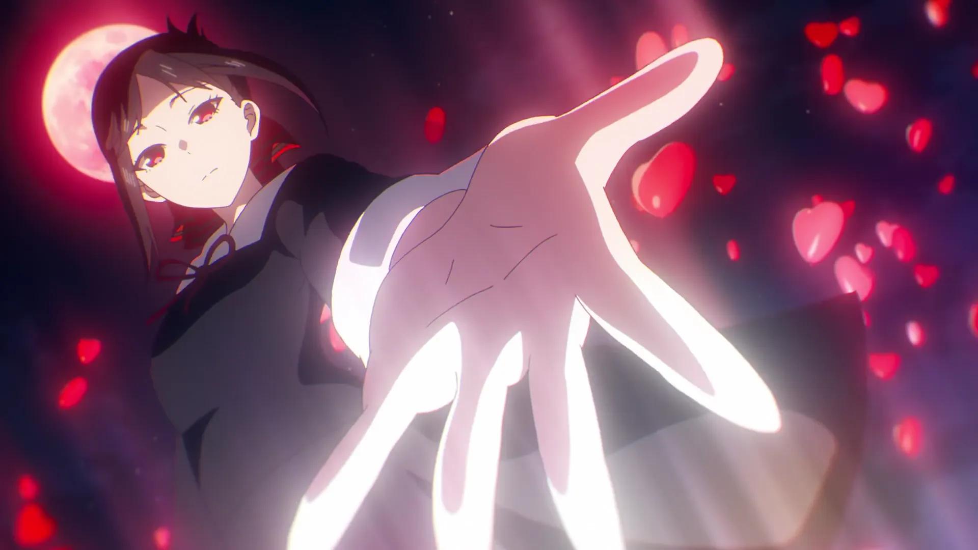 Кадр из аниме «Госпожа Кагуя: В любви как на войне»