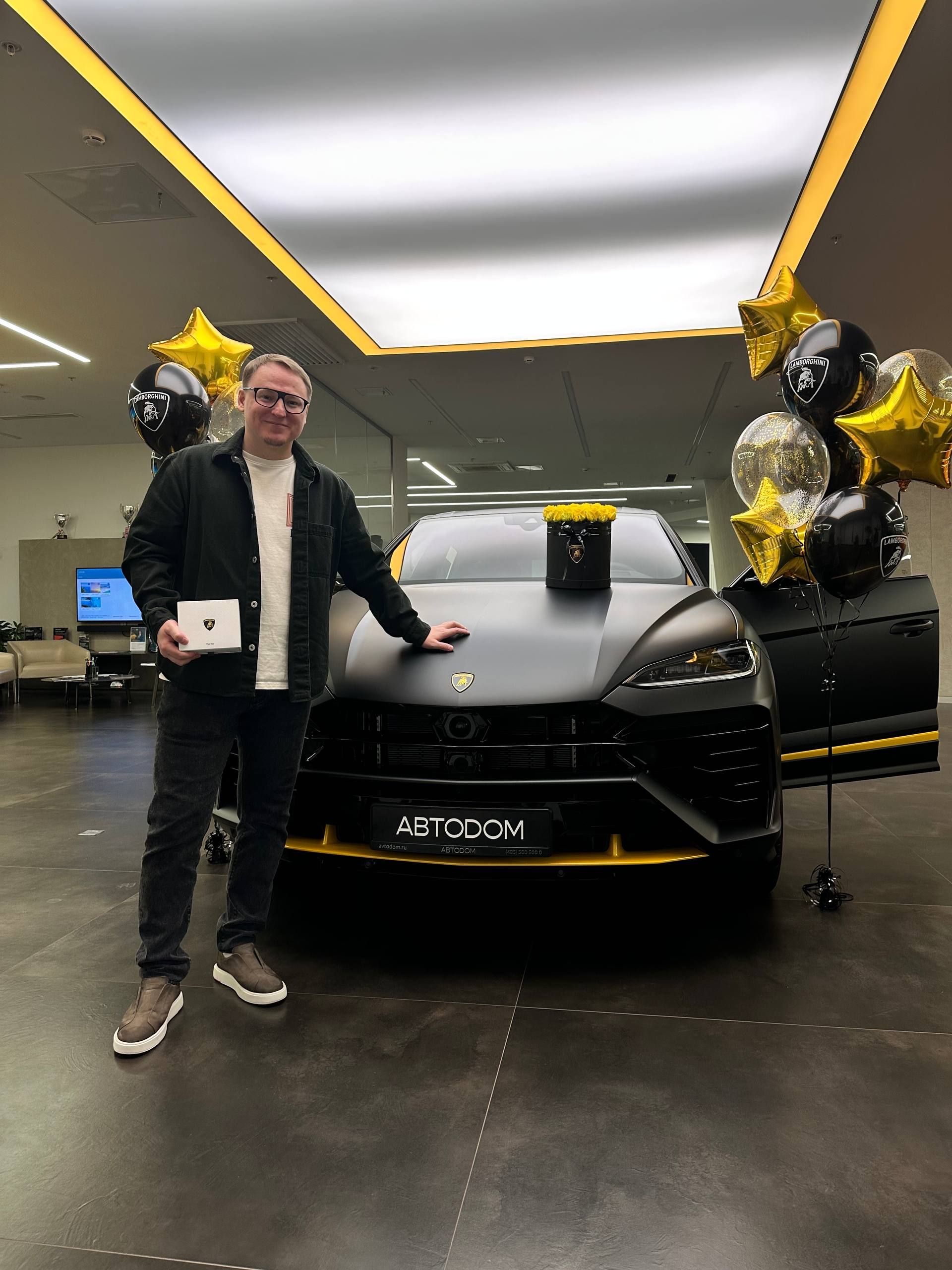 Lamborghini Urus SE, которую купил VooDooSh | Источник: VooDooSh в Telegram
