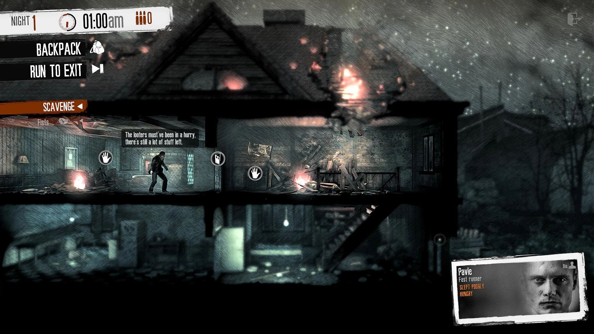 Скриншот из This War of Mine. Источник: Play Market