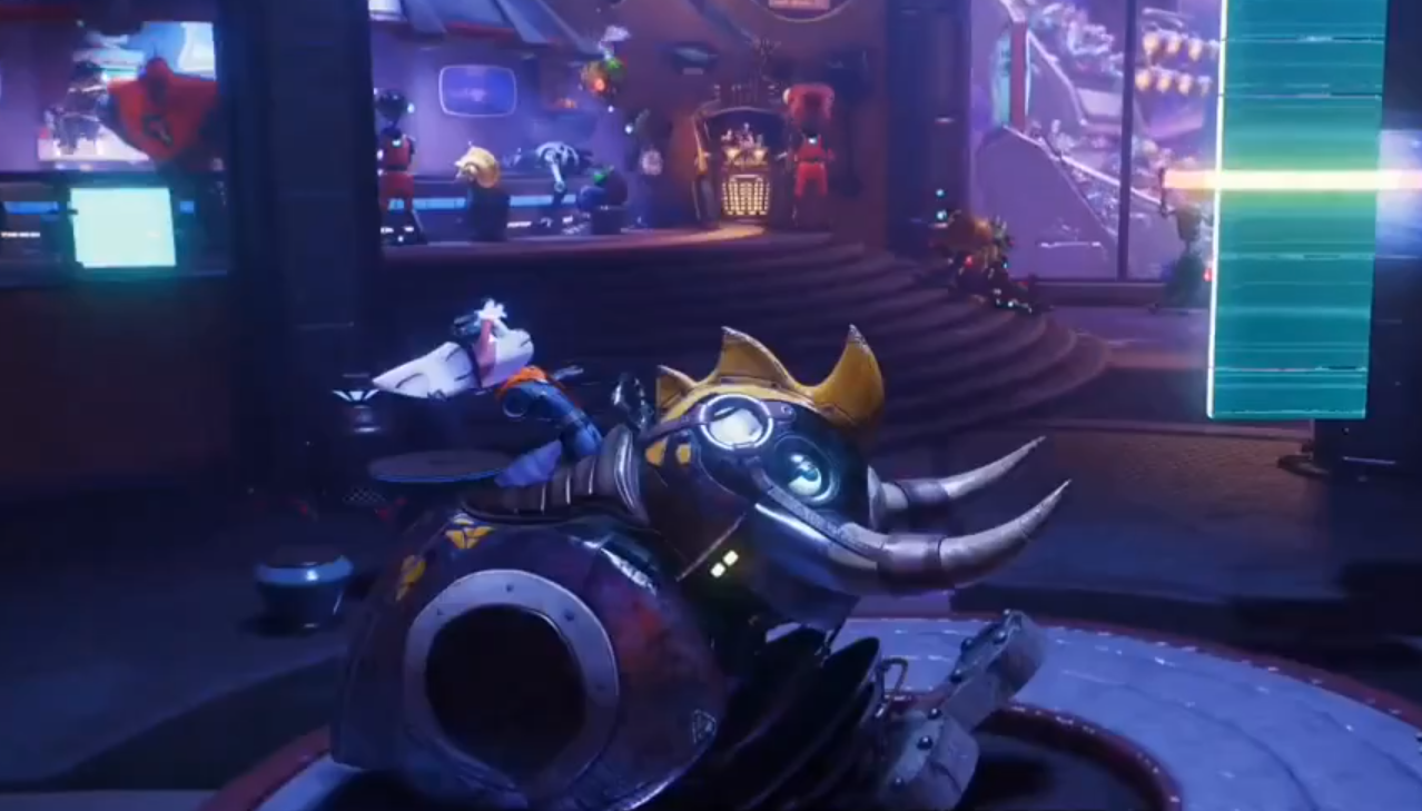 Аттракцион «Родео». Источник: Ratchet & Clank: Rift Apart