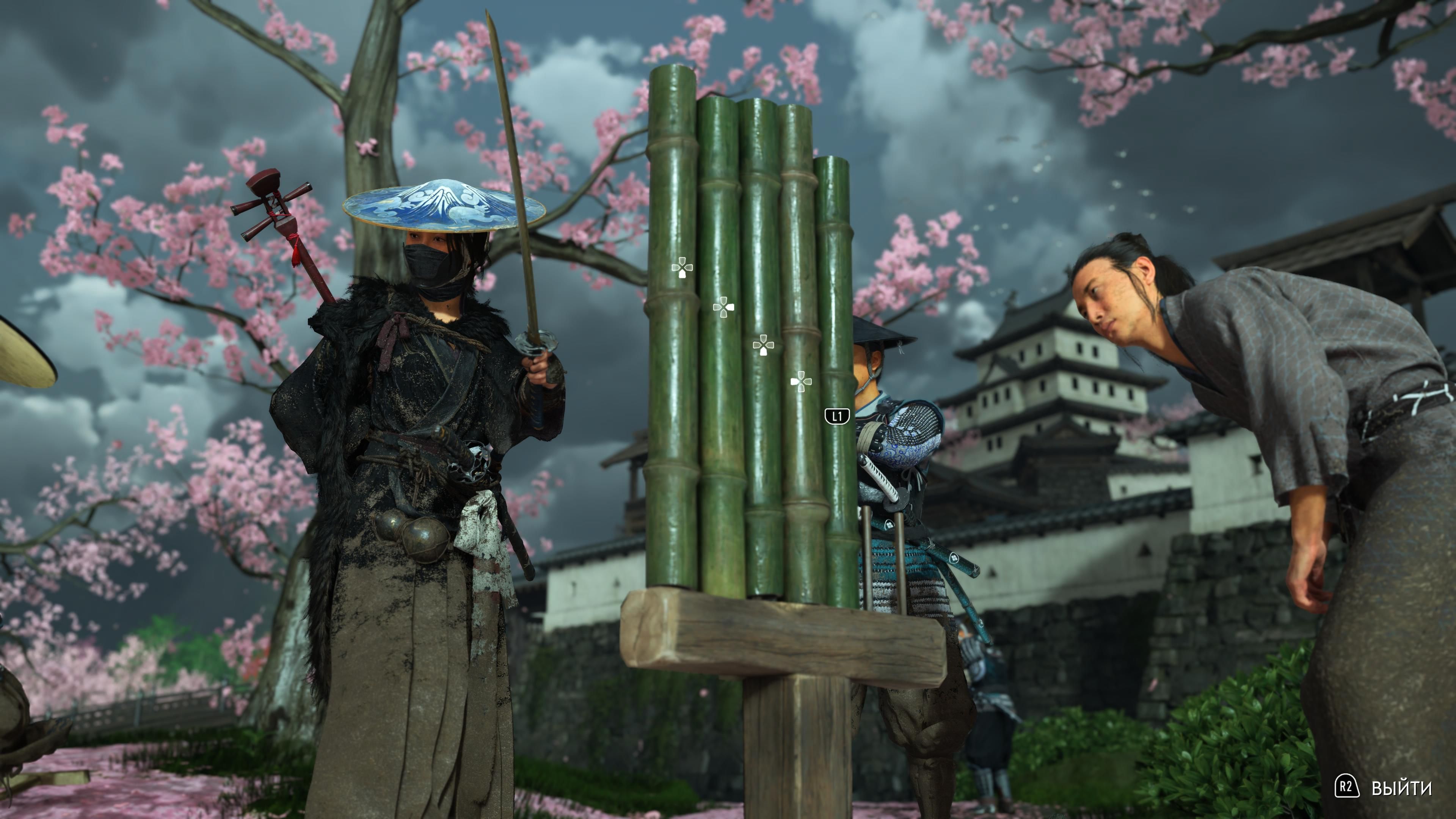 Скриншот из Ghost of Yōtei.