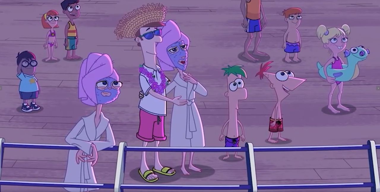 Кадр из мультсериала «Финес и Ферб»