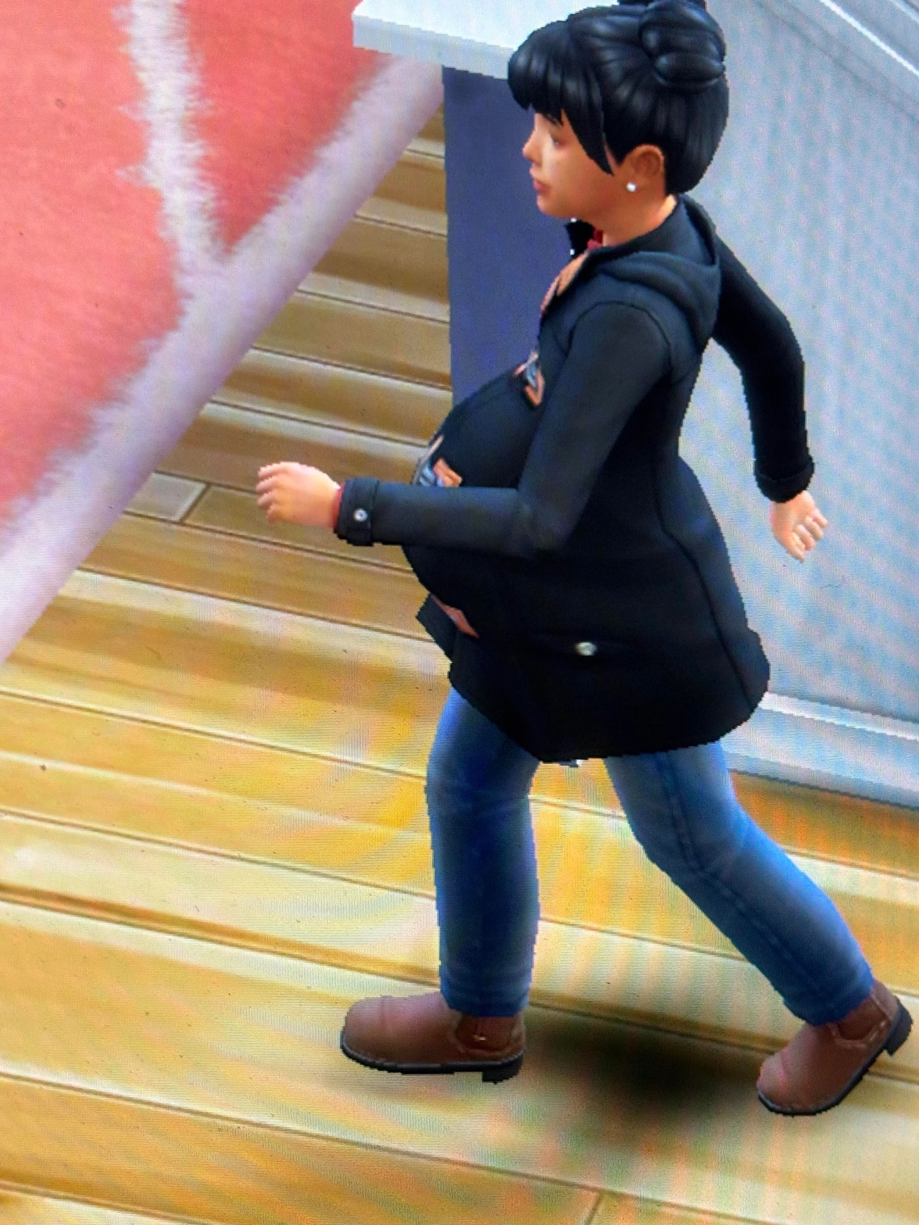 Баг с беременным ребёнком в The Sims 4 | Источник: пост пользователя FutureApricot8074 на reddit