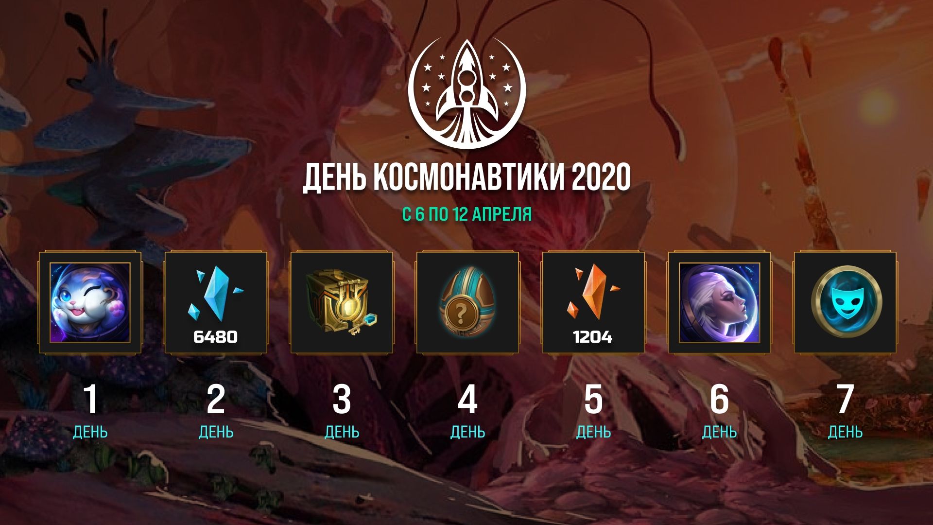 Награды события &laquo;День космонавтики&raquo; в League of Legends
