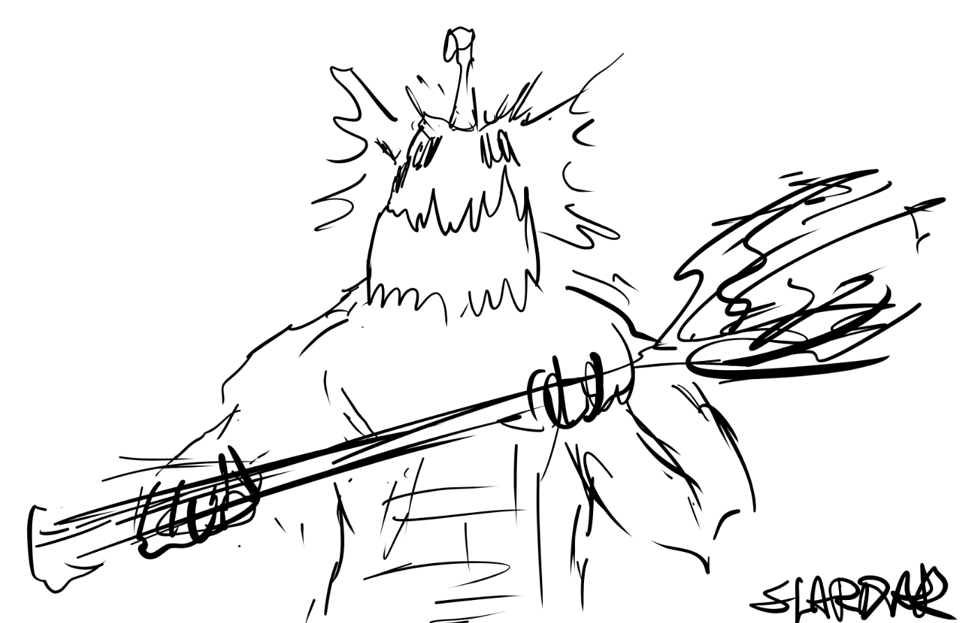 Рисунки героев Dota 2 за минуту. Автор: LiquidEV. Источник: imgur.com