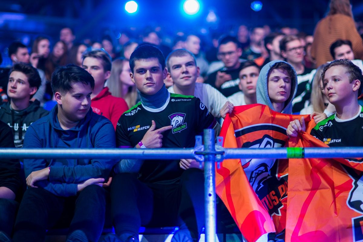 Болельщики Virtus.pro на MegaFon Winter Clash