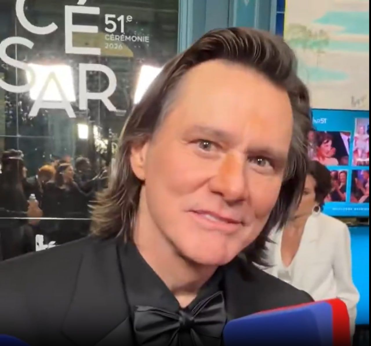 Кадры с пресс-конференции на премии «Сезар»