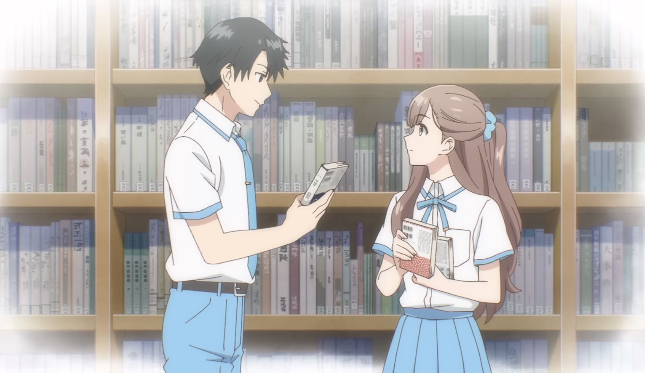 Кадр из трейлера аниме «Даже копия способна влюбиться»