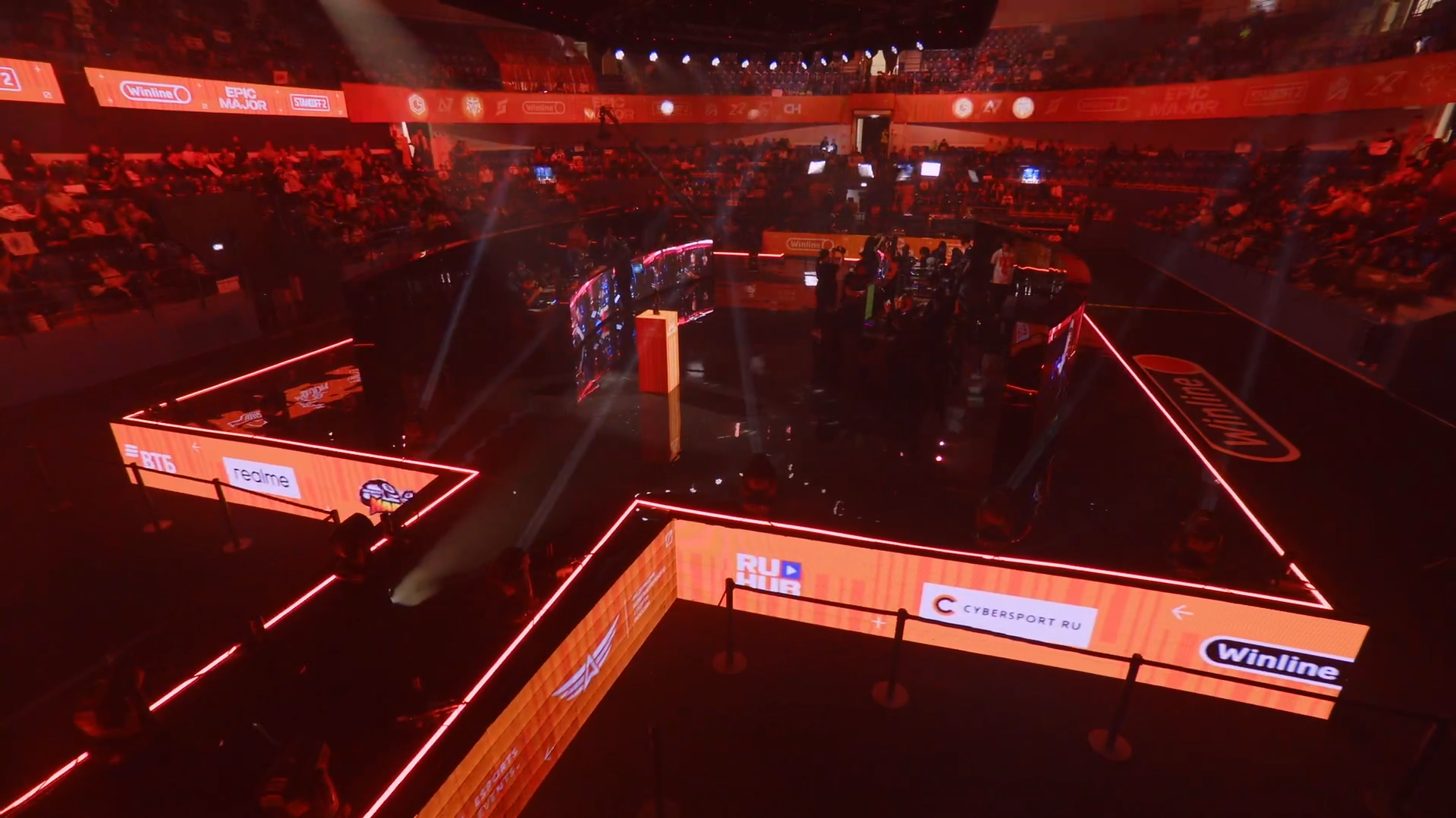 Сцена WINLINE EPIC Standoff 2: Major#2 | Источник: канал standoff2esports_ru на Twitch