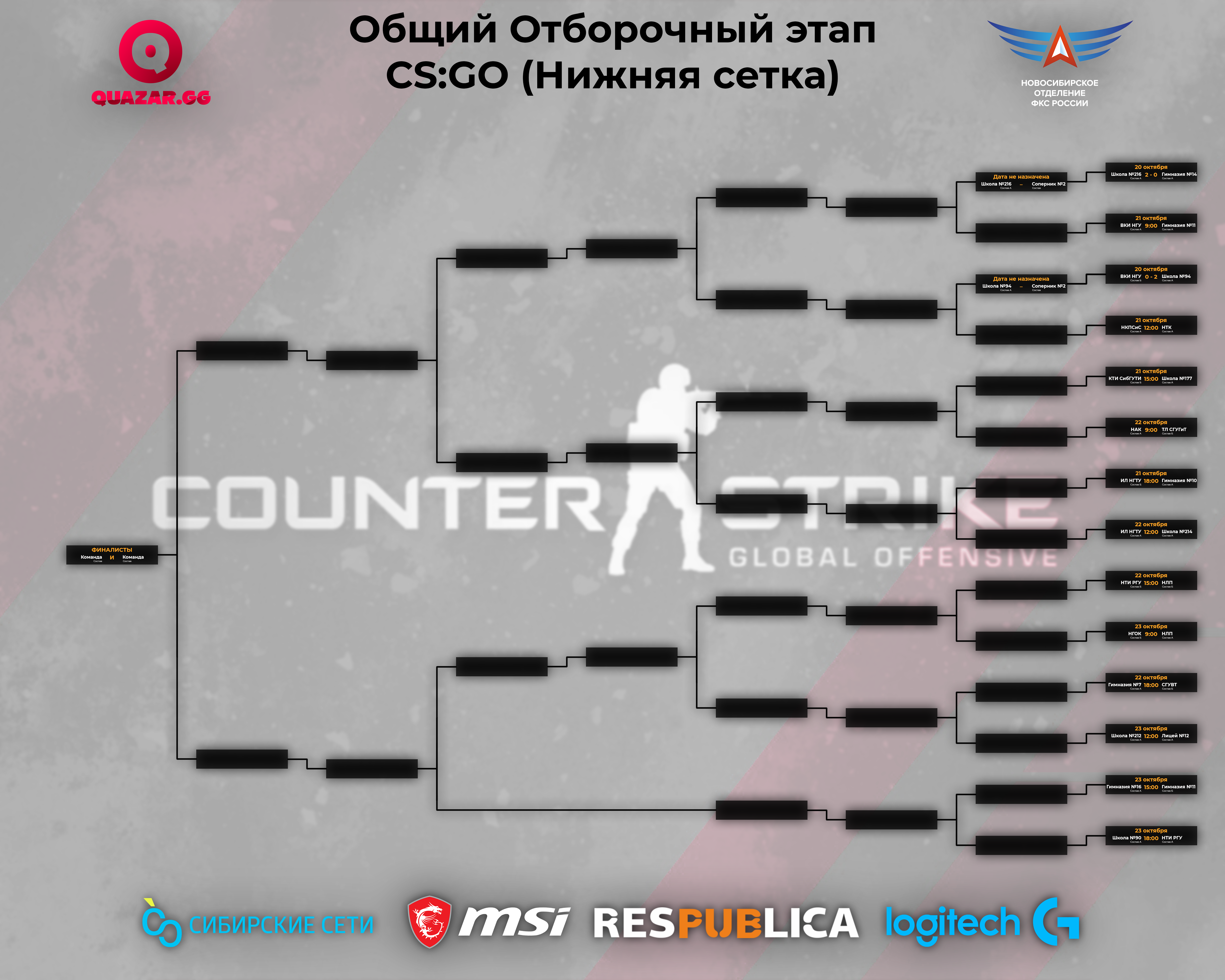 Общий отборочный этап CS:GO (Нижняя сетка)