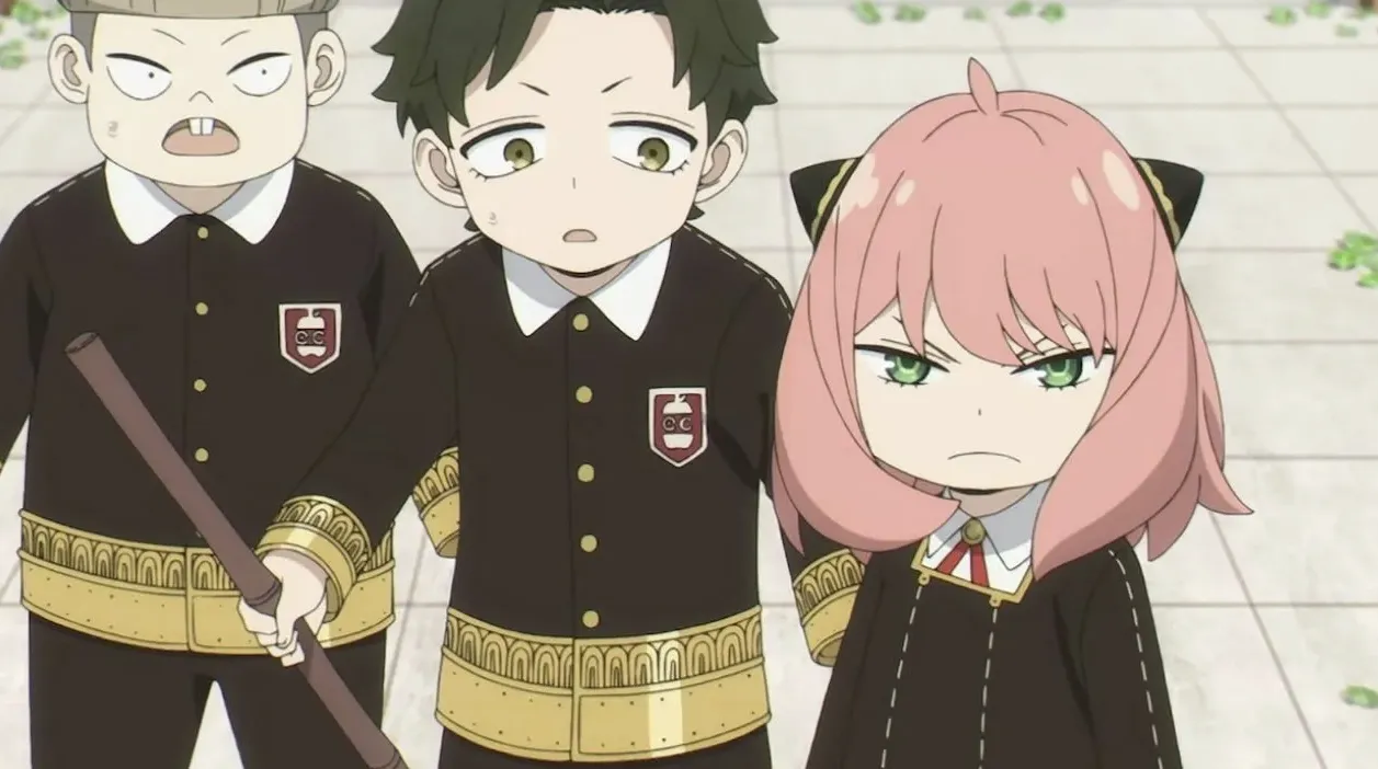 Кадр из аниме «Семья шпиона»