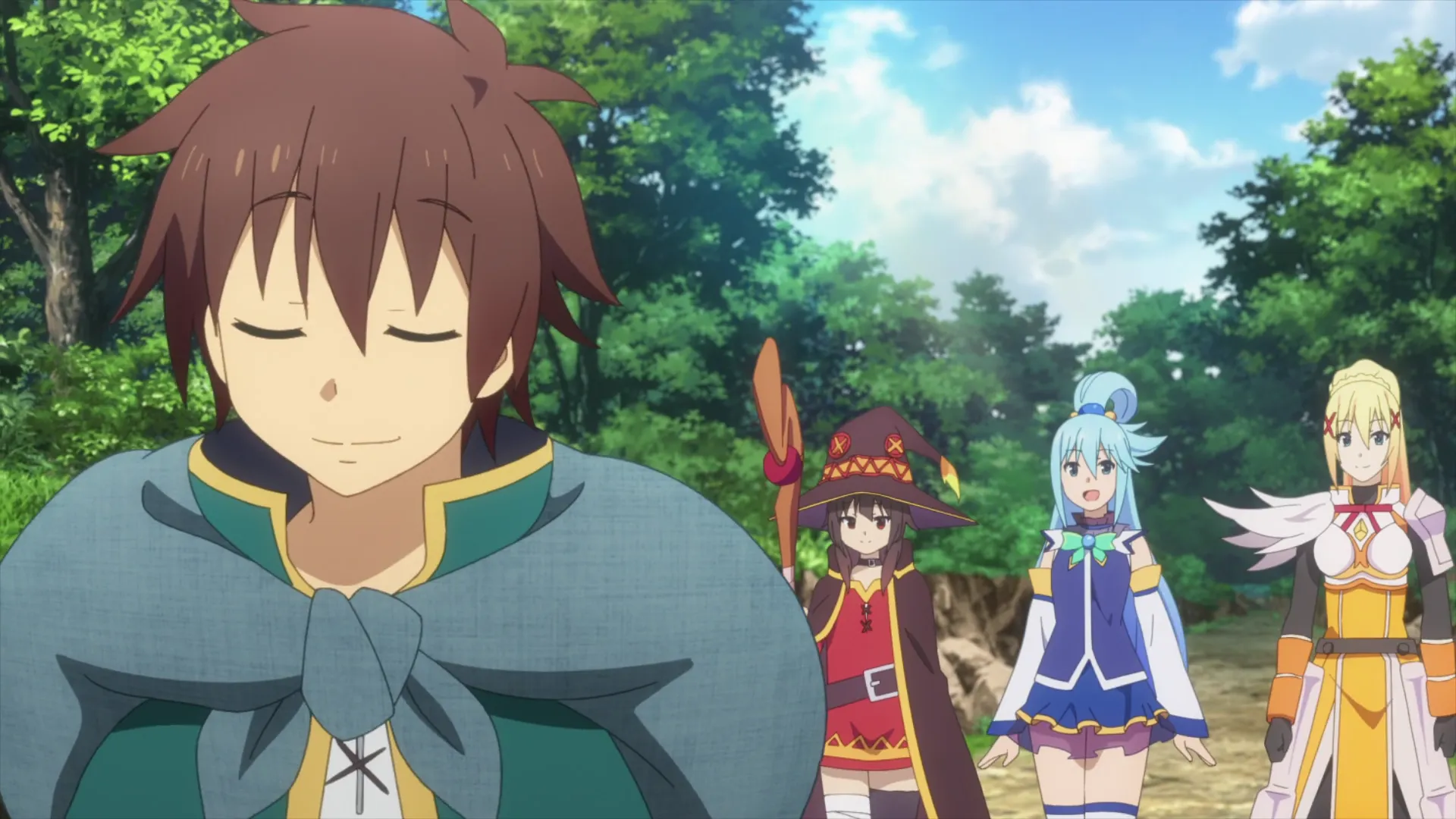 Кадр из аниме «Этот замечательный мир!»