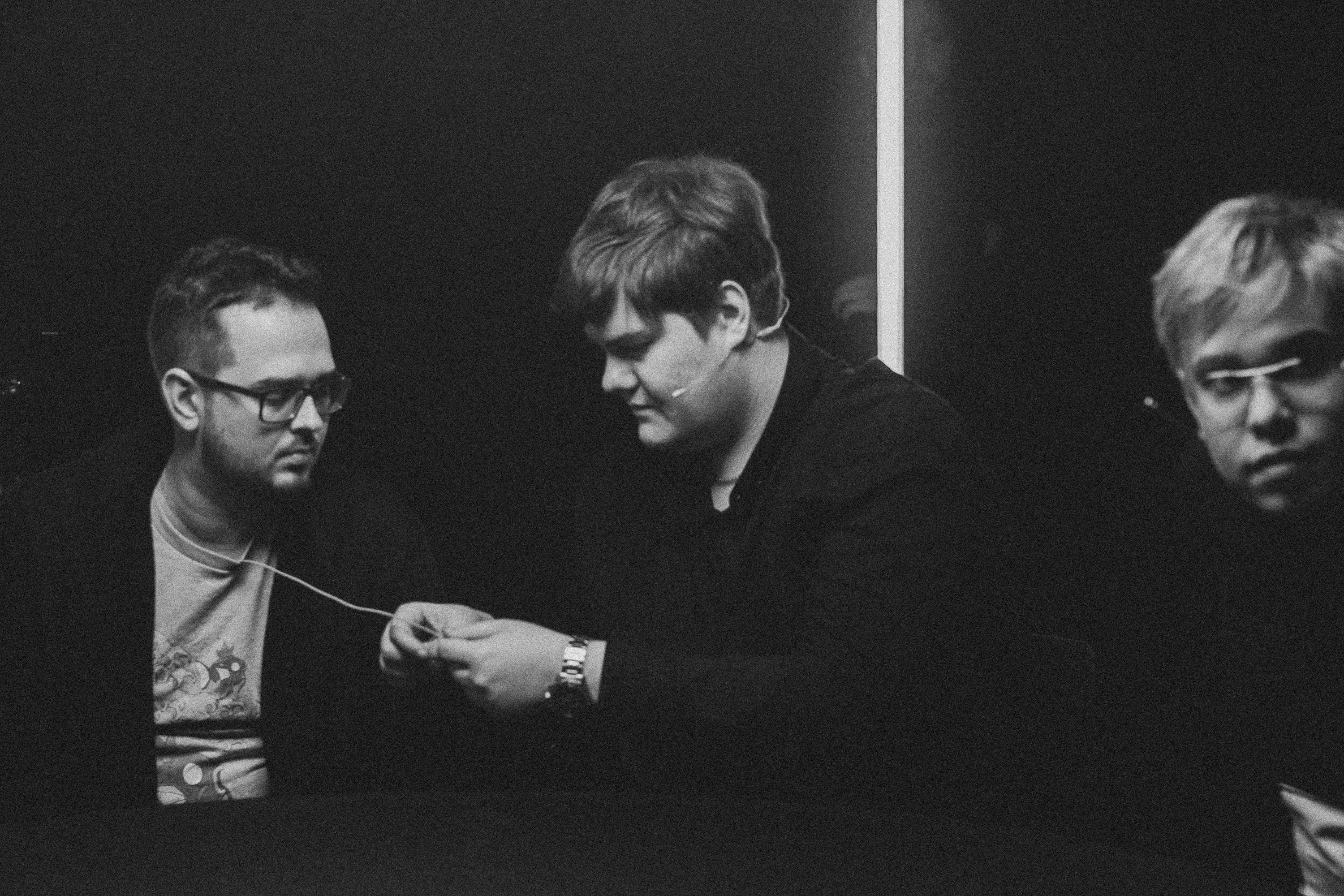 Слева направо: Сергей God Брагин, Владислав BLACKARXANGEL Иващенко, Егор Ark\Kelen Жаботинский