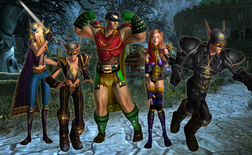 Герои вселенной DC в World of Warcraft