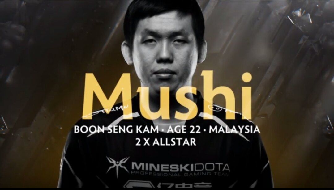 Профиль Mushi времен выступления за Mineski на TI8.