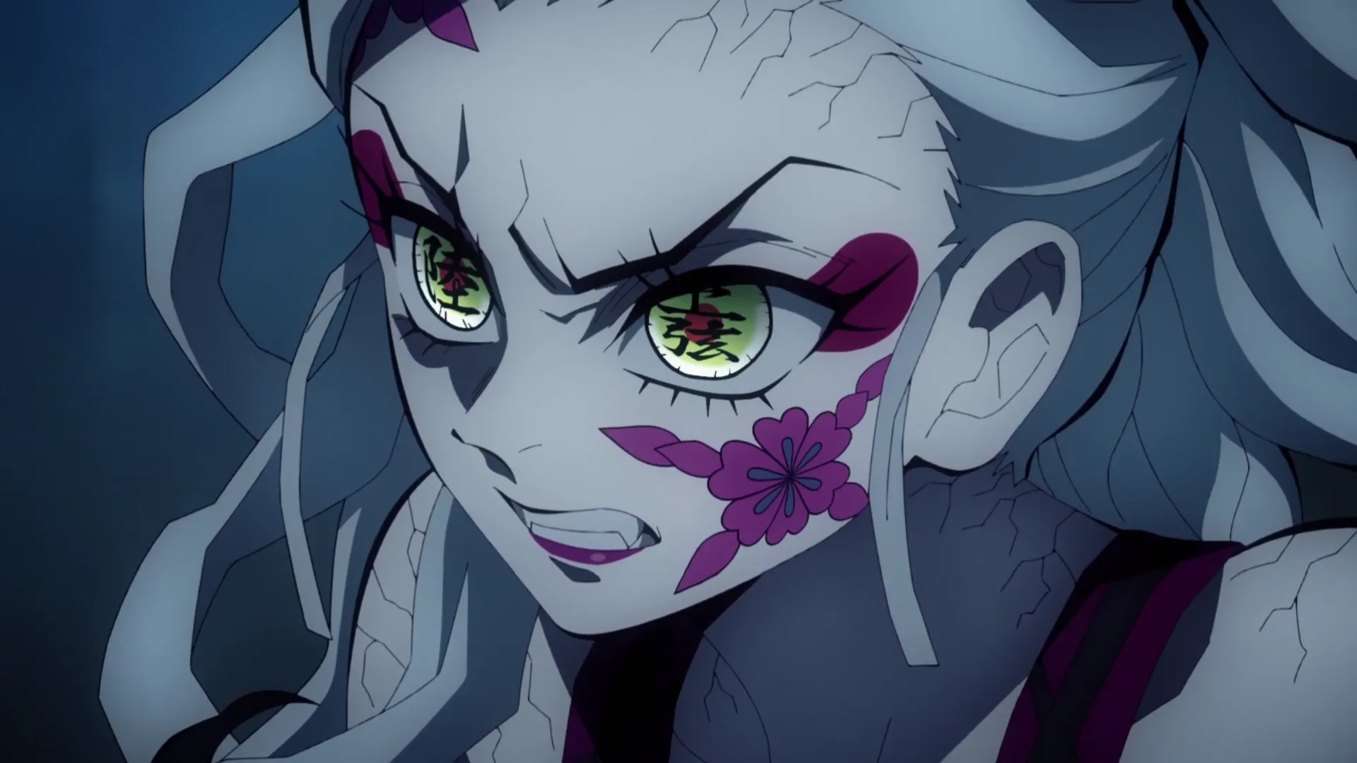 Кадр из аниме «Клинок, рассекающий демонов»