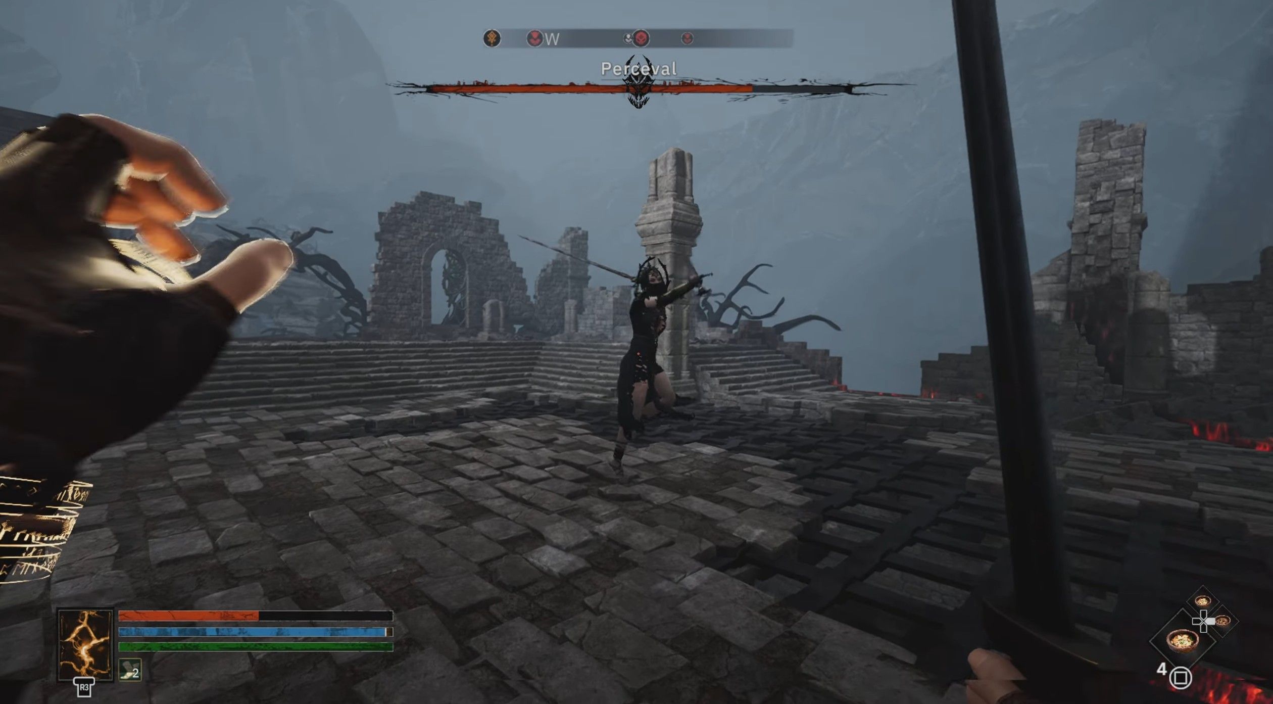 Скриншот из игры Tainted Grail: The Fall of Avalon