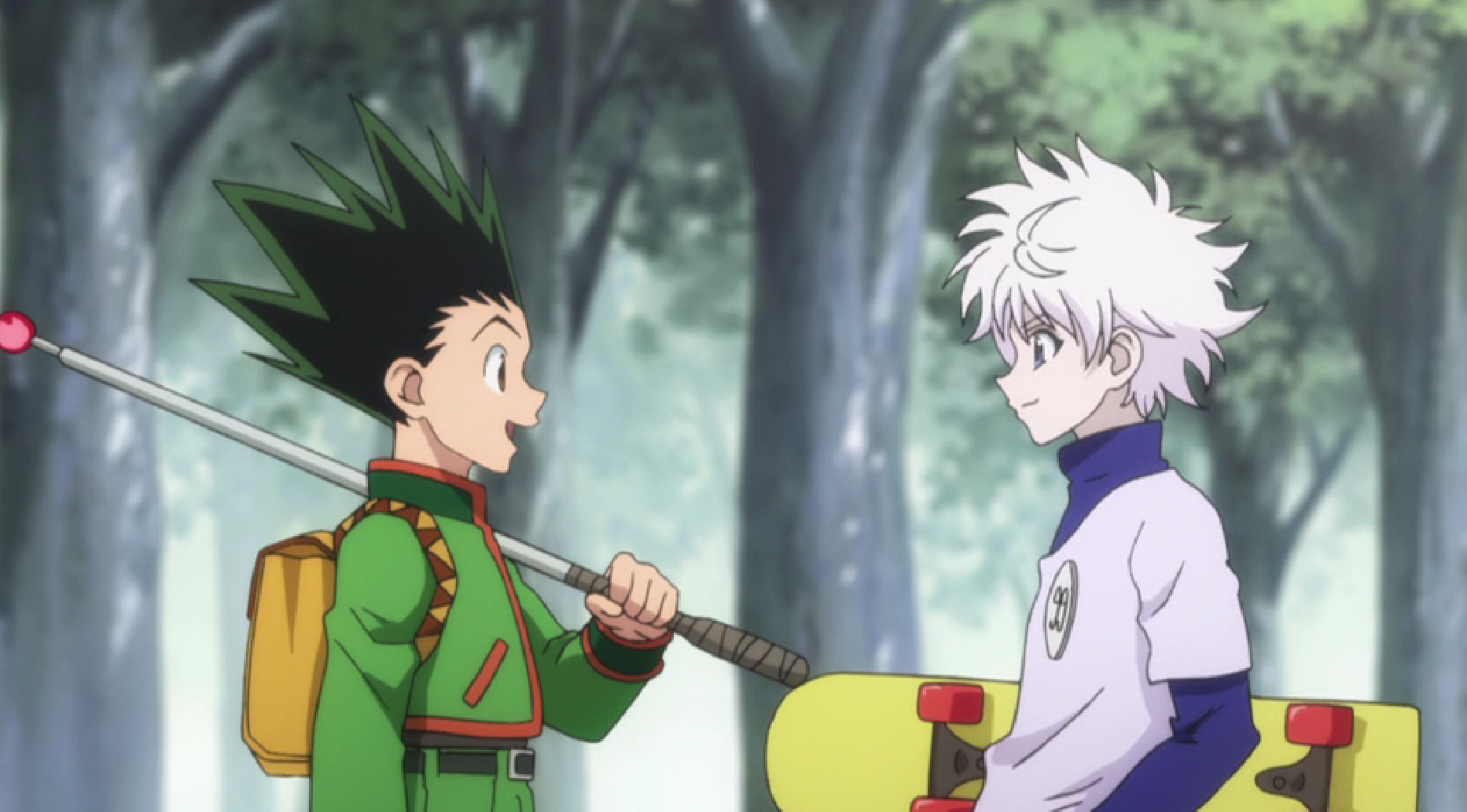 Кадр из аниме «Охотник х Охотник»