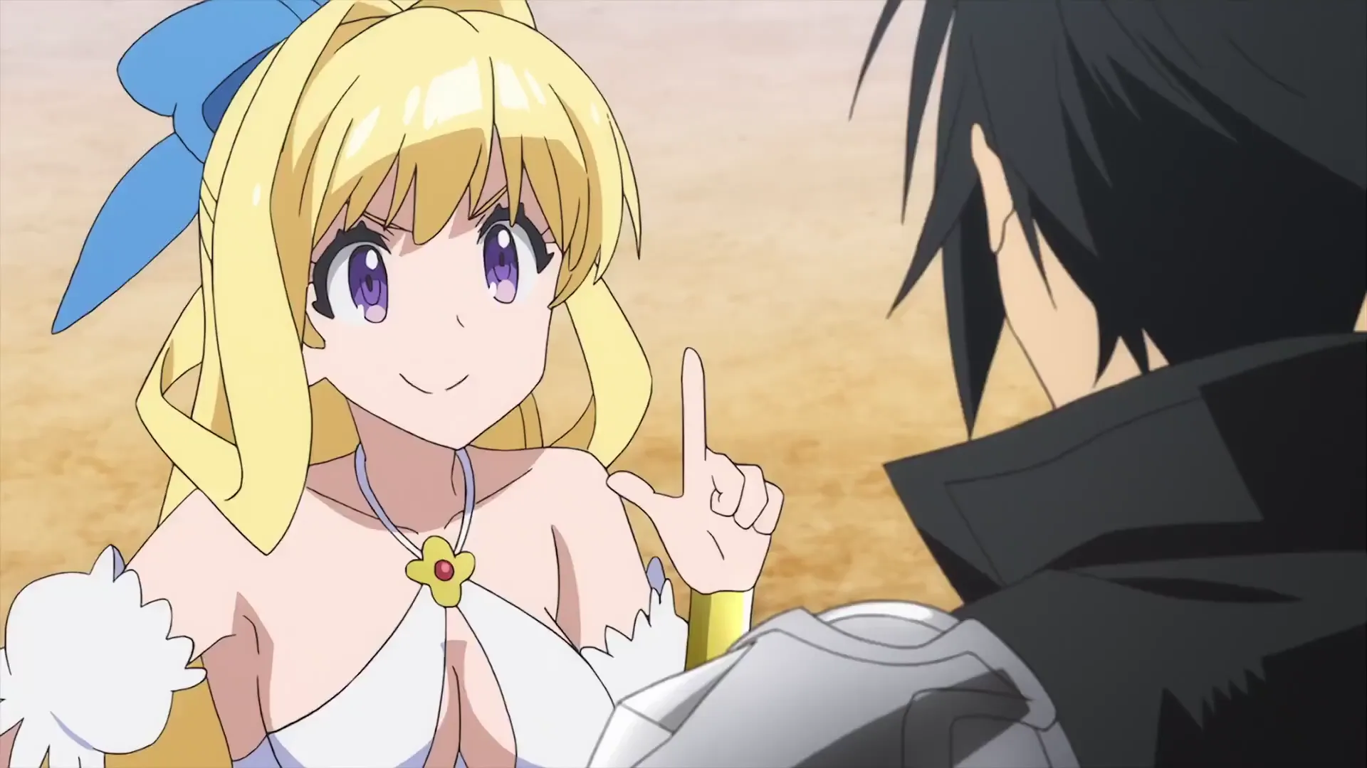 Кадр из аниме «Этот герой неуязвим, но очень осторожен»