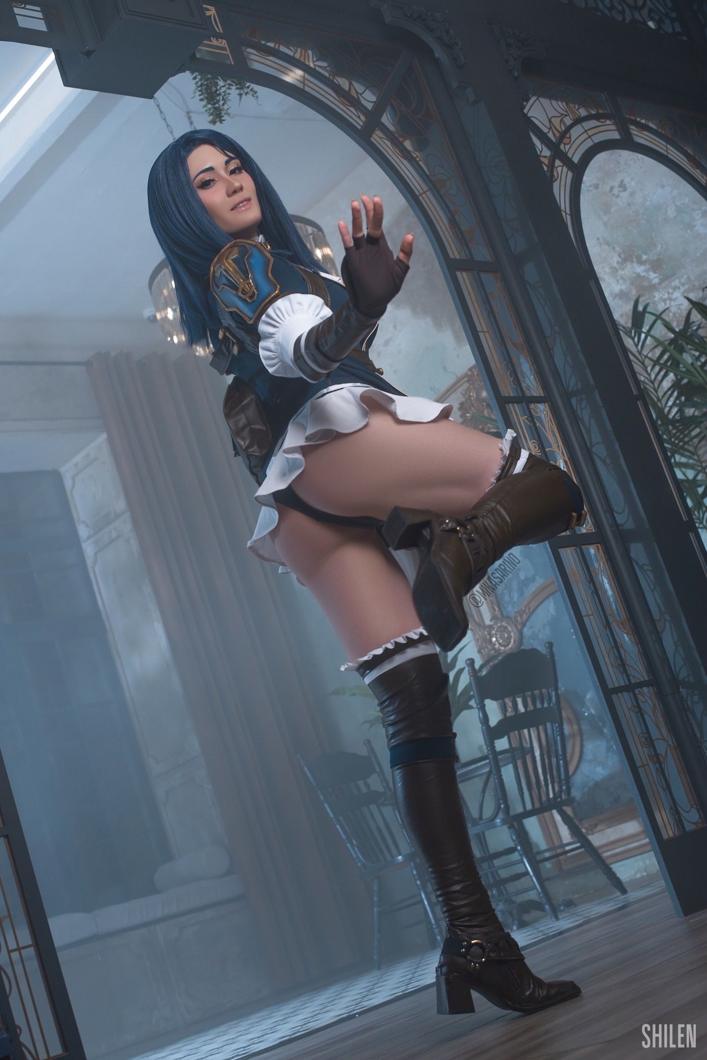 Косплей на Кейтлин из «Аркейна». Косплеер: Mikasa Rino ♡ Cosplay. Источник: vk.com/mikasarino