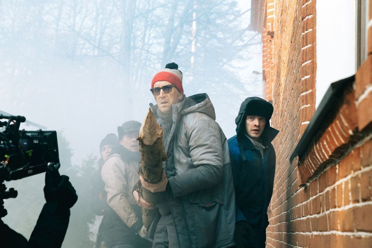 Кадр со съёмочной площадки сериала «Чёрная графиня»