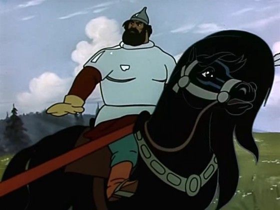 Кадр из мультфильма «Илья Муромец и Соловей Разбойник»