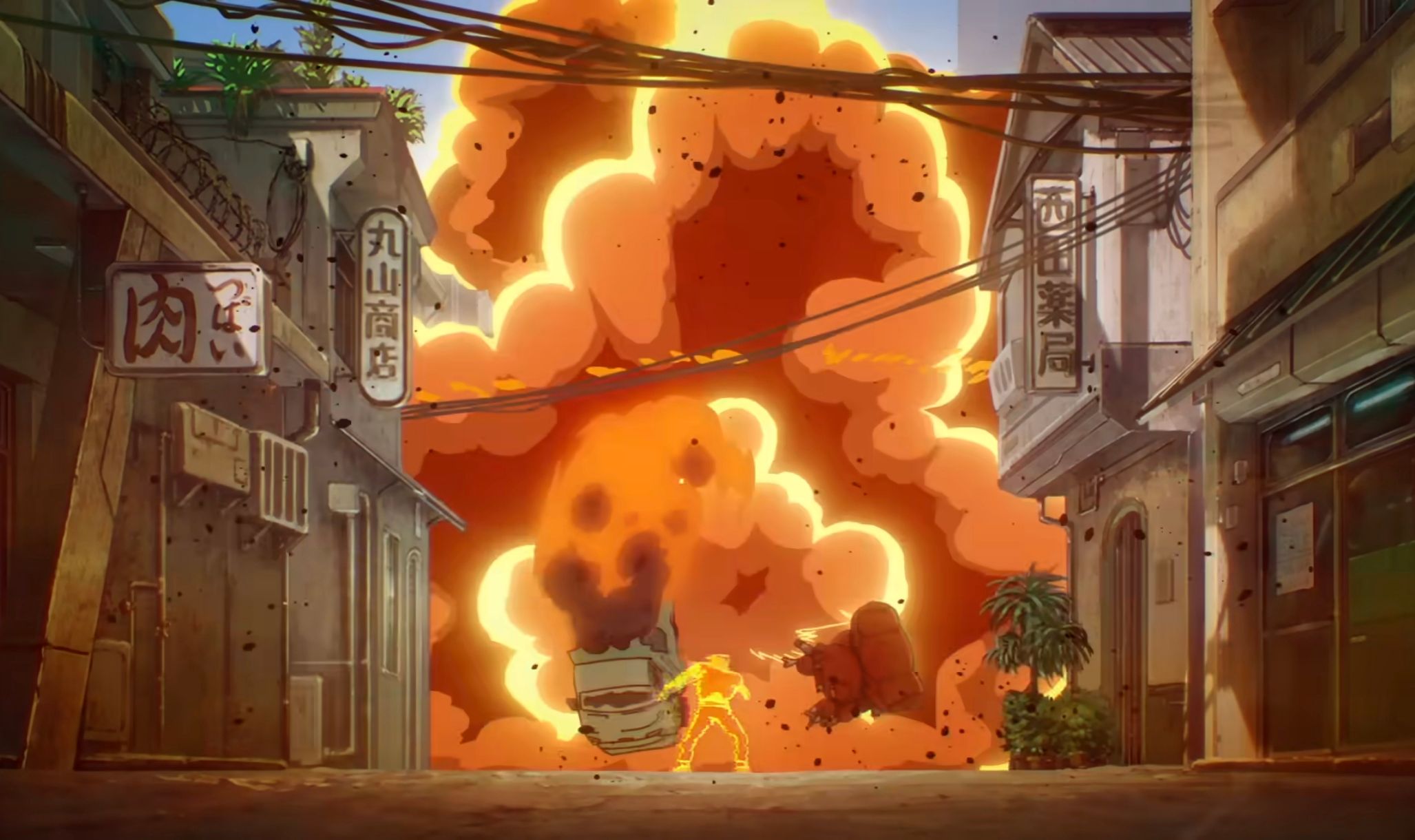 Кадр из трейлера аниме «Призрак в доспехах»