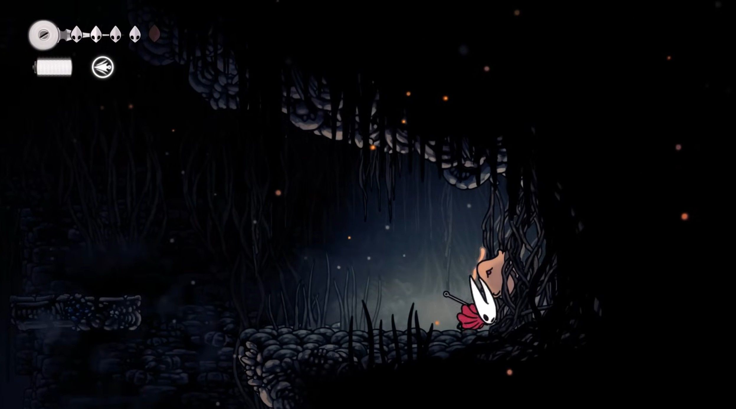 Скриншот из игры Hollow Knight: Silksong