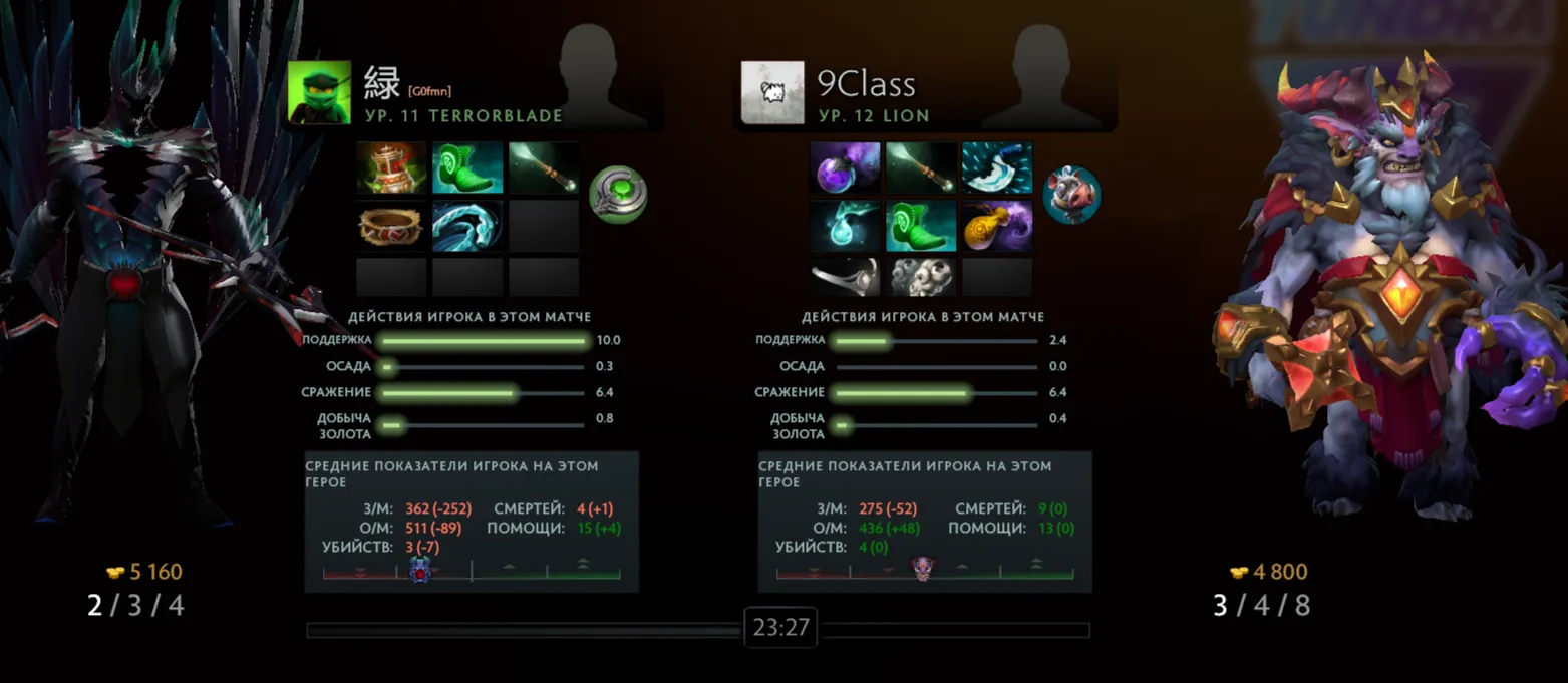 Terrorblade > Lion confirmed