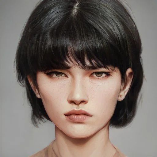 Микаса | Изображение: Artbreeder