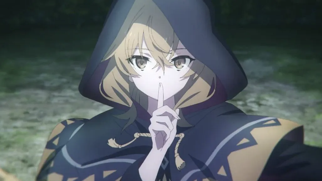 Кадр из аниме «Молчаливая ведьма: Тайна молчаливой колдуньи»