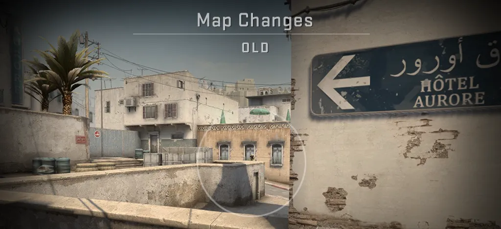 Новые окна за подъёмом на точку А на Dust2