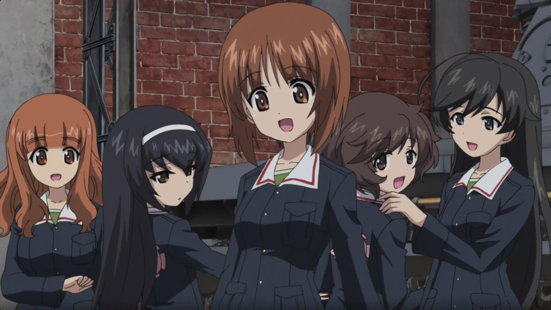 Кадр из аниме «Девушки и танки»