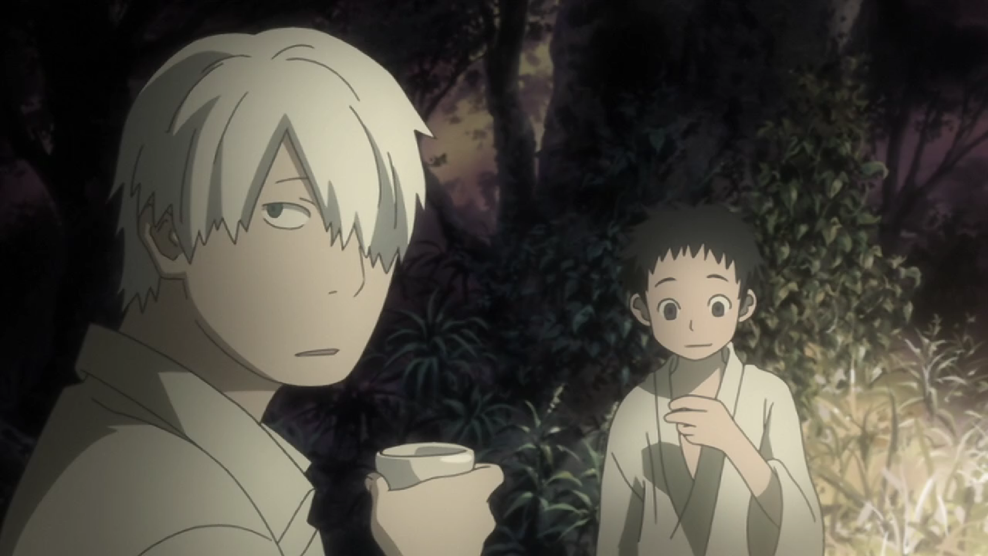 Кадр из аниме «Мастер муси»