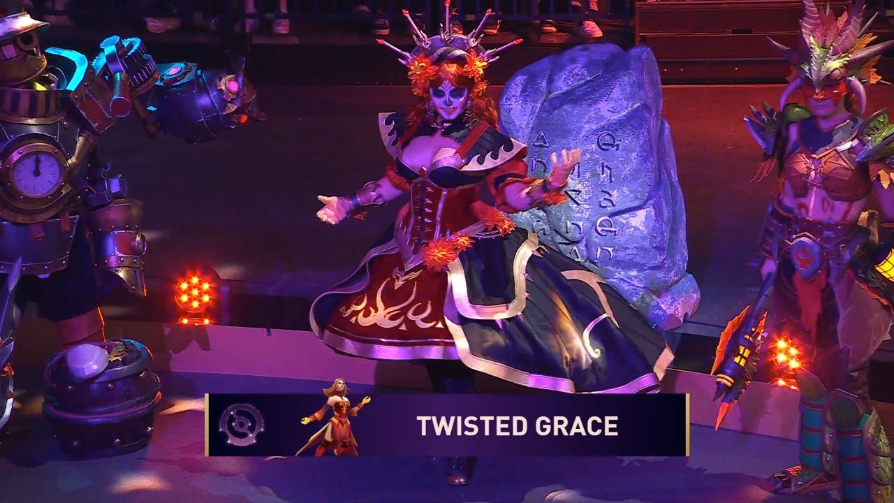 Герой: Lina. Косплеер: Twisted Grace. Источник: Twitch