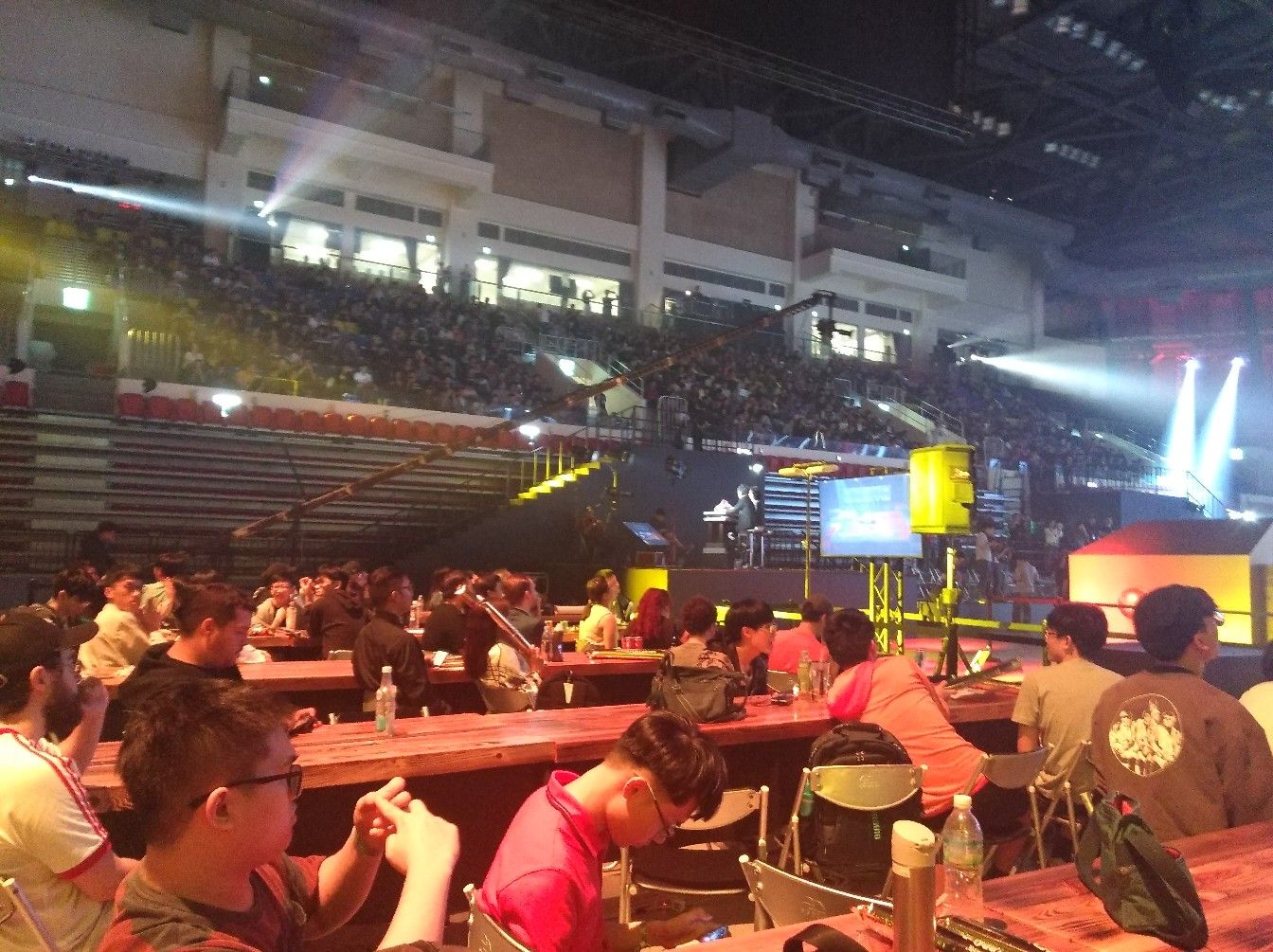 Вид на зрительный зал с того места, откуда я смотрела финал