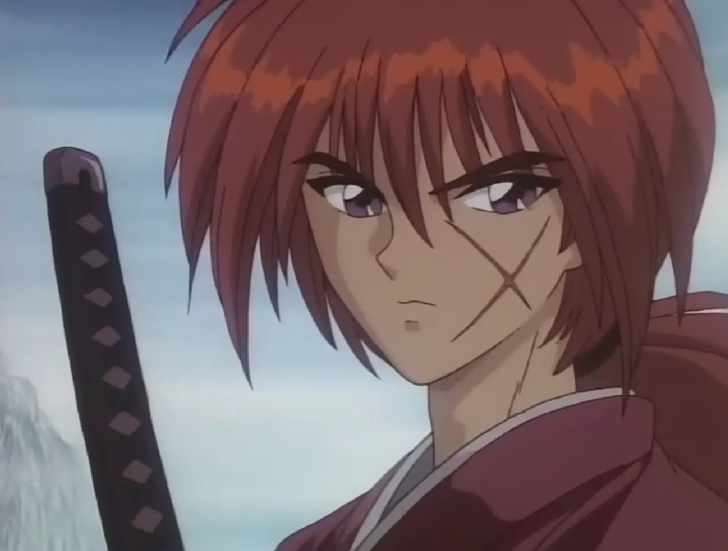 Кадр из аниме «Бродяга Кэнсин»